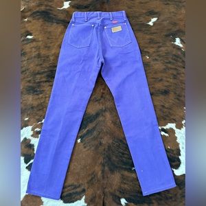 Purple Denim Wranglers